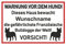 Samunshi® Aufkleber Französische Bulldogge Warnung - Schild Sticker Hinweisschild Warnschild Vorsicht Hund 20 x 13,3cm Französische Bulldogge Warnung schwarz