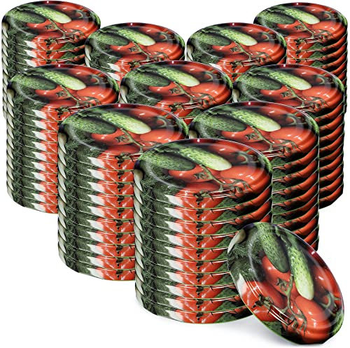 Couvercle à vis Kadax FI82 mm, ensemble de couvertures à tour de torsion en métal, couvercle de remplacement pour pots Mason, couvercle avec 6 dents de colonne montante pour les pots de luti