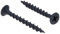 3.5x35mm Schwarze Trockenbauschrauben, Selbstschneidend, Phillips-Senkkopf, Grobgewinde, Scharfer Punkt,Schwarzes Phosphat Holzschrauben, Gipsschrauben für Gipskartonplatten (50 pcs)