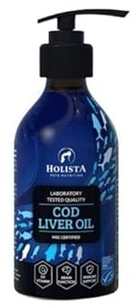 HolistaPets Cod Liver Oil Tran Leber Dorsch für Hund und Katze 100ml