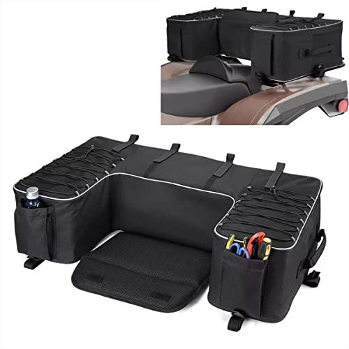 Sacoche arrière Compatible avec Quad ATV Bagtecs QB5 Top Case Coffre Semi Rigide Noir