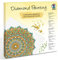 Ursus 43520007F - Diamond Painting Mandala Set 7, Bastelset mit Steinchen in Mint-, Orange- und Gelbtönen zum Selbstgestalten, eine Leinwand ca. 30 x 30 x 1,5 cm groß