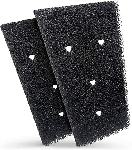 2 x Filtro Asciugatrice Whirlpool, Filtro per Bauknecht Privileg Whirlpool HX 481010716911 e 8015250474909, Filtro in Spugna per Asciugatrice a Condensazione e a Pompa di Calore 230x115x14 mm
