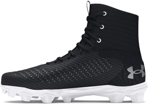 Under Armour Herren Highlight Franchise Rm 2.0 Fußballschuh, (001) Schwarz/Weiß/Metallic-Silber, 45 EU
