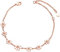 Kaguyo daisy bracelets for women, link charm bracelets, rose gold Stainless Steel Infinity Floral Bracelet for women girls, friendship birthday jewellery gifts