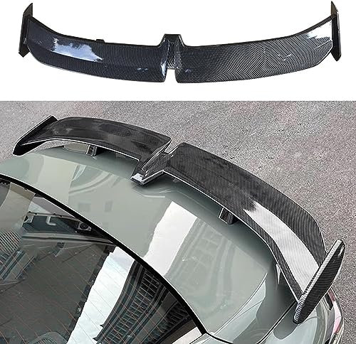 Auto Heckspoiler Für Mini Hatch/Cabrio R50 R56 F55 F56 R52 R53 R57 F57 JCW/One/One D/Cooper, Heckflügel Kofferraumspoiler Kofferraum Flügel Lippe Spoiler Bodykits Zubehör,Carbon Fiber Look