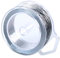 1 Rotoli 6 Filo 0.4 mm x 50 Metri Filo All'uncinetto Dorato per Palline di Natale Bracciali Anelli Collane e Artigianato Confezioni Regalo Hobby Creativi Non Elastico (Argento)