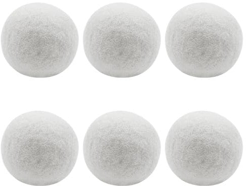 Tiardey 6pcs Tumble Dryer Balls,Wool Dryer Balls for Laundry to Reduce Drying Time,Reusable Natural Fabric Softener