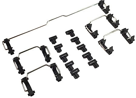 1 Set Plate Mount Stabilizer Balance Pole 6.25u for Mechanical Keyboard MX Switch Big Key