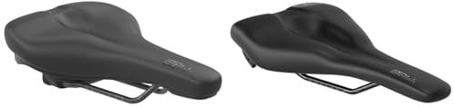 602 Ergolux Active 2.1, Trekking & City Fahrradsattel SQlab & Unisex – Erwachsene 610 Ergolux Active 2.1 Trekking MTB Tour & Travel Fahrradsattel, Schwarz, 16 cm