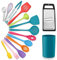 Herogo Kitchen Utensil Set, 15 Pieces Silicone Cooking Utensils Set with Holder, Non-Stick Spatula, Heat-Resistance Kitchen Tool Include Spatula, Turner, Spoon for Baking & Cooking, Easy to Clean