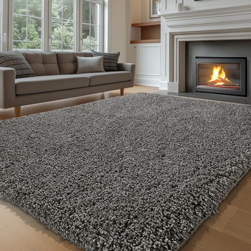 Sour Lemon-Teppiche für Wohnzimmer, 120 x 170 großer Teppich in Grau Waschbar rutschfest Extragroßer Bereichsteppich Schlafzimmer, Moderne Teppiche Mattenteppiche für Schlafzimmer Wohnzimmer