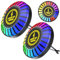 2 Stück RGB Auto-Musik-Rhythmus-Lampe, Sound Pickup Licht, Auto-LED, Buntes DJ-Tonabnehmer, Rhythmus-Umgebungslichter für Auto, Musik, Auto-Pickup-Lampe