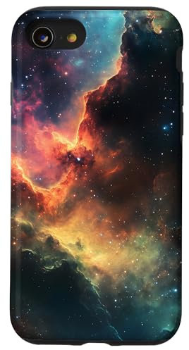 Nebula Space Galaxy Pattern Case for iPhone SE (2020) / 7 / 8