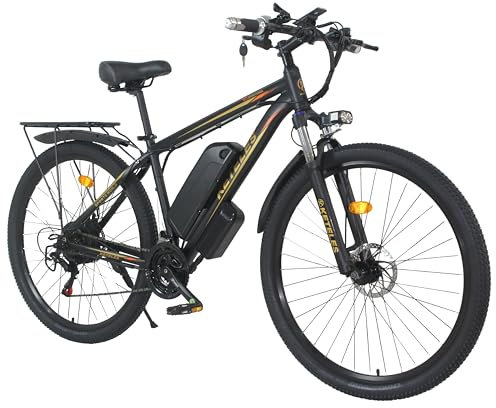 KETELES K820 E-Bikes, 26/29 Zoll E Bike Herren Damen mit Abnehmbarer 48V 18Ah Akku, MTB, E-Mountainbike mit 21 Gang, Elektrofahrrad Reichweite über 65KM, Off-Road-Reifen (Zoll, 29)