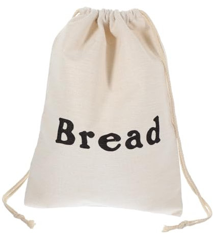 BEBEMOKO Bolsa De Pan De Cuerda Para Almacenamiento De y Panes Reutilizables Para