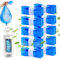 Nappy Bin Refill,10Pack Baby Scented Nappy Bags,Holds 2800 Newborn Diapers,Diaper Pail Refill Bags,Anti-Odor Antibacterial Nappy Disposal Bag Compatible With G-enie/A-ngelcare/T-ommee (Blue-1)