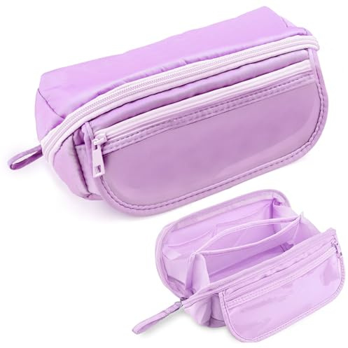 Large Capacity Pencil Case with 9 Compartment,Pencil Case for Girls Boys