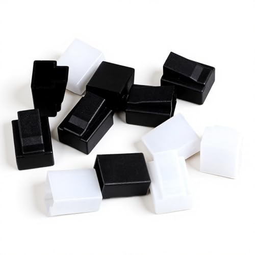 50 Pack Rj45 Connectors Dust Cover Protector Ethernet Cable Cover Ethernet Cable Plug Protective Case Cap for Rj45 Pass Through Connector Network Cat5e Cat6 Cat7 Internet Lan Patch Cord Printer