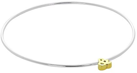 jewellerybox Leicht Sterlingsilber Stapel Armreif mit kaufmännischem UND Zeichen