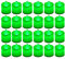 LANKER 24 Pack Flameless Led Tea Lights Candles, Flickering Green Battery Operated Electronic Fake Candles, Decorations for Party, Christmas, Halloween and Festival Celebration (Green)