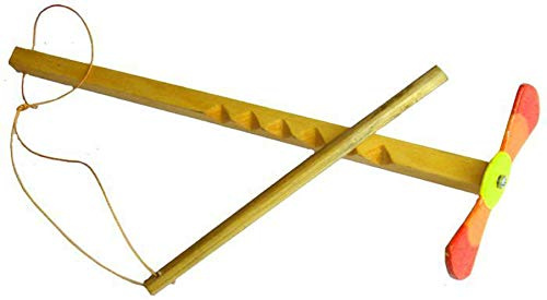 Woru HUI-HUI Maschine Holzspiel, Zauberartikel mit Propeller, Geschenkidee, Denkspiel, Knobelspiel,