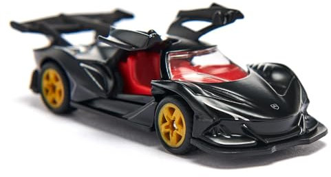 siku 1527, Apollo IE, Metal/Plastic, Black, Red interior, Compatible with other siku models of the same scale