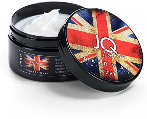 JoyQube Cera Capelli Uomo SOFT Professionale Effetto Opaco Tenuta Media Profumata Modellante non Unge e non sporca Made in Italy 100ml