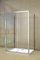 Aica Sanitär Duschkabine U Form Duschabtrennung 120x80cm U-Kabine Duschtür Schiebetür Höhe 190cm