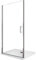 Parete Doccia Battente In Nicchia Vetro 8 mm Easy-clean Reversibile H 200 cm (79-83 cm)