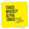 Punkcards - Unhöfliche lustige Geburtstagskarte – Tango Whiskey Alpha Tango Happy Birthday