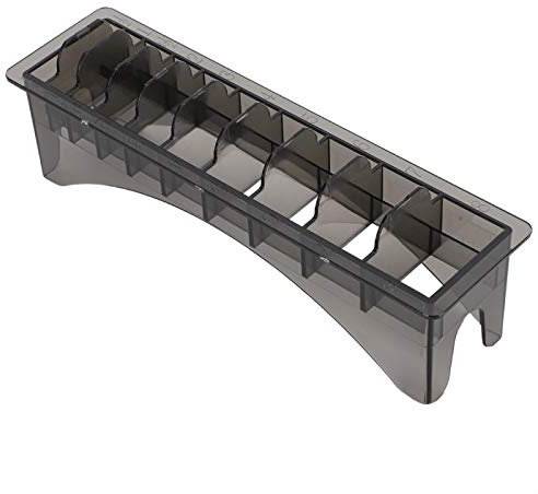 Ladieshow Guide Limit Comb Storage Box, Clipper Guard Holder, Guide Comb Storage Case, Electric Hair Clipper Guide Comb Organizer with 10 Grid Convenient Storage Case for Salon or Home Use