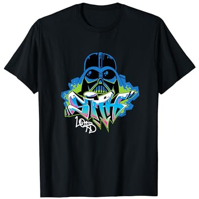 Star Wars Darth Vader Sith Lord Graffiti Tag Style T-Shirt