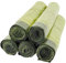 5 Rolls HDPE Bags The Yellow Bag Rubbish Bag Recycling Bag with Drawstring