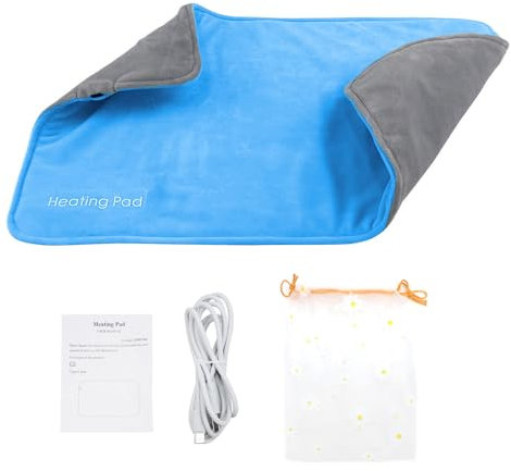 Heizkissen Wärmekissen Rückenheizkissen Wärmekissen mit Überhitzungsschutz gemütliches Heizkissen maschinenwaschbar Schnelles Aufheizen für Rücken Nacken Schulter Bauch Krämpfe 30x60cm