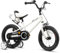 Glerc Kinderfahrrad 12 Zoll Fahrrad mit Stützrädern & Flaschenhalter für 1 2 3 4 Jahre alte Jungen und Mädchen, Weiß