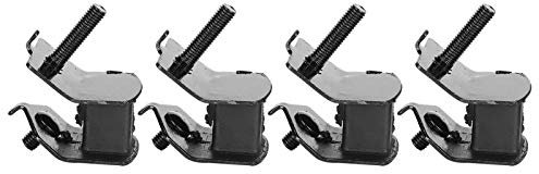 Gavigain 4 PCS Gasoline Generators Damping Feet, Foot Pad Isolator Bumper Generator Foot Pad Anti Vibration Foot Rack Mounts Isolator Accessories for Engine Generator Compressors Pressure Washers