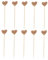 Cabilock 50 Stück Dessert-Topper rustikale khimar hijab liebe Cupcake Topper Alles zum Valentinstag Hochzeitsdekorationen Papierbecher Party-Cupcake- Herz-Kuchenspießer niedlich