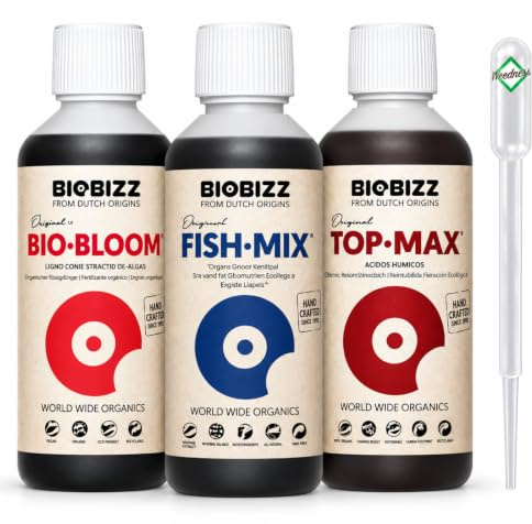Weedness BioBizz Dünger 3 teiliges Outdoor BIG Try Pack - Grow Anbau Indoor Outdoor Naturdünger Bio Starter Orchideen Zimmerpflanzen