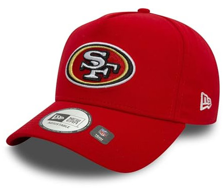 New Era Truckerkappe San Francisco 49ers NFL American Football Cap verstellbar gebogener Schirm Sommer rot - One-Size