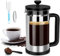 RAINBEAN Cafetiere 8 Cup Coffee French Press, 34 Oz/1 Liter Large Cafetiere French Coffee Press, 3 Level Stainless Steel Filter, Removable Heat Resistant Glass,Chrimas Gifts