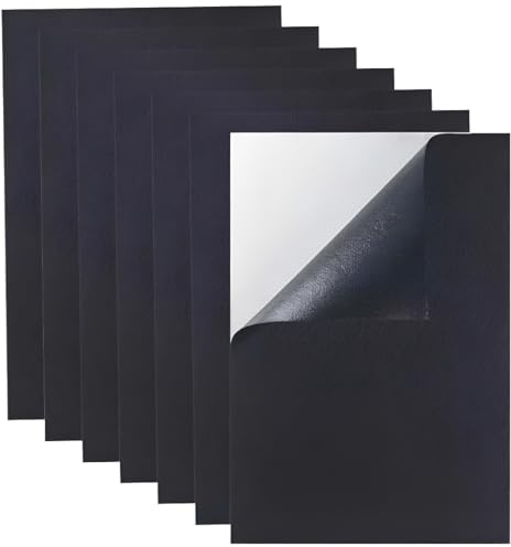 7 Stück Moosgummi Selbstklebend, 3mm Schaumstoff Selbstklebend und Moosgummi Schwarz Selbstklebend, Vielseitige Moosgummi Platten für Basteln, DIY Projekte, Dekoration(21 * 30cm)