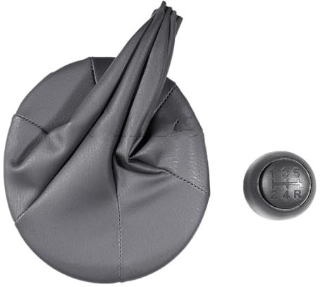 Gear Schaltknauf Für FIAT Für Panda (2) 169 2003-2011 Auto Schaltknauf Hebel Schalthebel Gamasche Kofferraumabdeckung Kragen 5 Gang Schaltknauf Gamasche Kit Schaltknauf Knauf