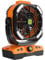 RUNTOP 20000mAh Camping Fan Rechargeable, Oscillating Battery Operated Fan with LED/RGB Light & Remote, Portable USB Battery Powered Fans for Tents Fishing, Picnic Travel Outdoor DeskFan (Orange)
