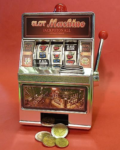 SLOTMACHINE Geld-Spielautomat Einarmiger Bandit Spardose Sparschwein