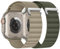 Chinbersky 2 Stück Alpine Loop Armband Kompatibel mit Apple Watch Ultra Armband 49mm 45mm 44mm 46mm 42mm, Stoff Verstellbare Sport Nylon Ersatzarmband für iWatch Ultra 2 SE Series 10 9 8 7 6 5 4 3 2 1