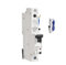 Disjoncteur différentiel GYR8 RCBO 18 mm 230 V 1P+N 6KA avec protection contre les surintensités, 1 pièce(10mA,10A)