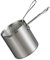 ULTECHNOVO 1 Juego Freidora De Acero Inoxidable Fritura Cesta Para Freír Olla Pequeña Para Freír Sartén Para Freír Freidora Casera Olla De Alevines De Cocina Cestas Silver