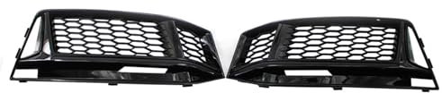 Ersatz für Kühlergrill Nebelscheinwerfergitter S4 A4 B9 SLine für glänzend schwarzen Wabenstil