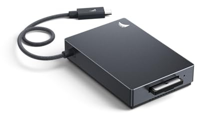 Angelbird Performance Card Reader CFexpress B - für CFexpress Typ B Speicherkarten - Schnelle Datenübertragung bis zu 40 Gb/s, Direktbearbeitung von der Karte